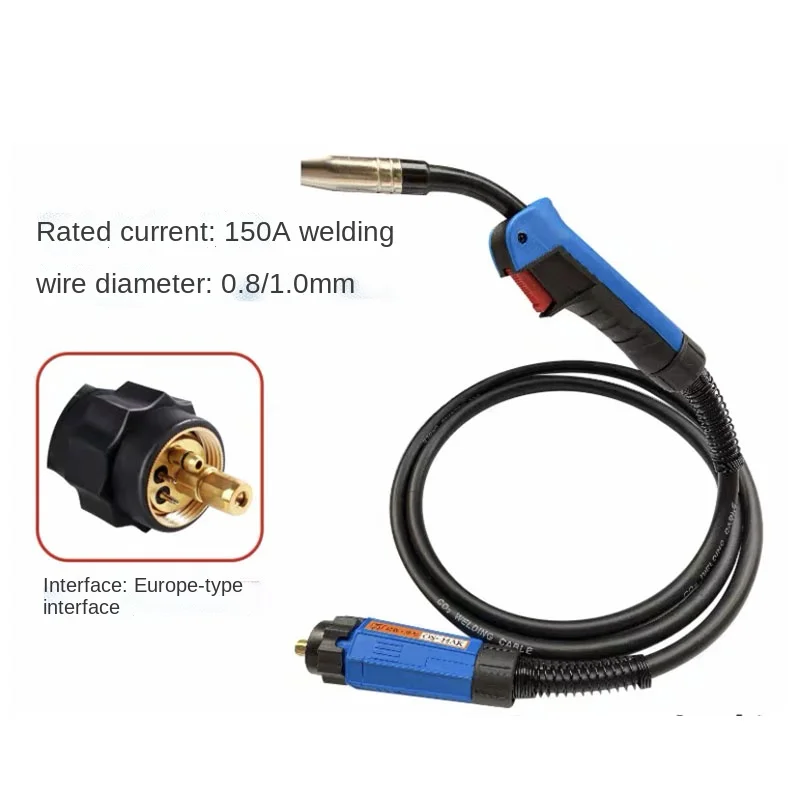15AK MIG Welding Torch 3m 10ft Air Cooled with Euro Connector MAG Welder Gun for 180A Welding Machine
15AK MIG Welding Torch 3m 10ft Air Cooled with Euro Connector MAG Welder Gun for 180A Welding Machine
