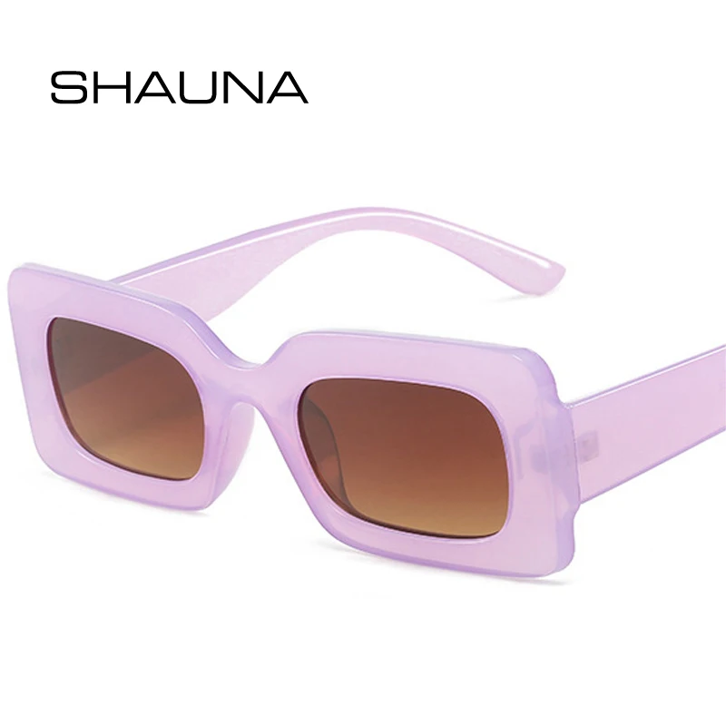 SHAUNA Ins Popular Fashion Rectangle Jelly Color Sunglasses Women Retro Brand Designer Gradient Shades UV400 Men Sun Glasses
SHAUNA Ins Popular Fashion Rectangle Jelly Color Sunglasses Women Retro Brand Designer Gradient Shades UV400 Men Sun Glasses