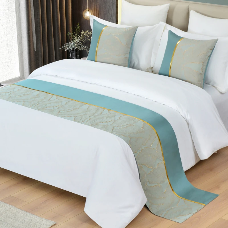 1pcs Luxury Hotel Bed Decorations Dedicated silk High End New Bed Flag Minimalist Modern Hotel Bed Napkins
1pcs Luxury Hotel Bed Decorations Dedicated silk High End New Bed Flag Minimalist Modern Hotel Bed Napkins