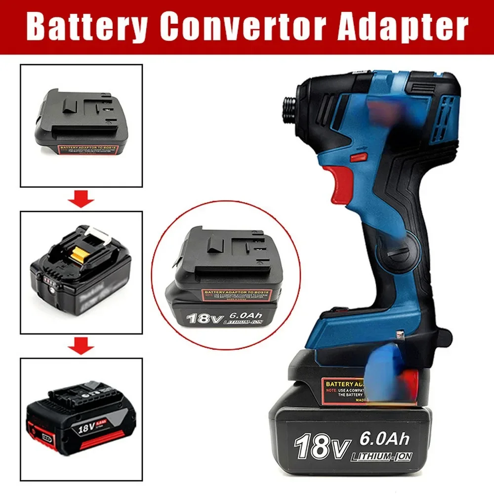 

Battery Adapter Compatible with Makita BL series 18V lithium ion batteries Convert To For Bosch 18V BAT series Li-ion Power Tool