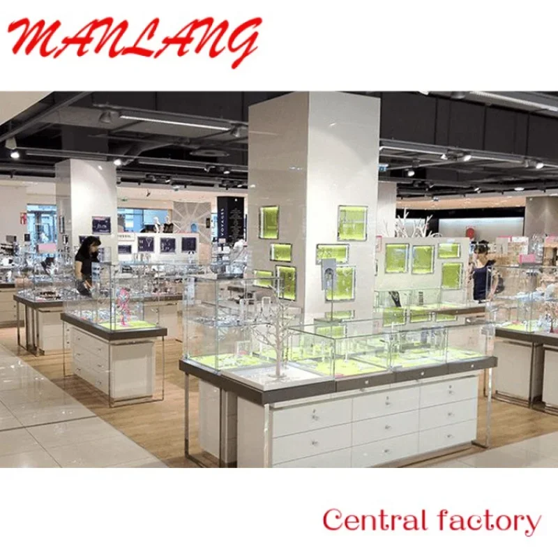 Custom hot new design jewelry showcases display cabinet glass gem display cabinet with light
Custom hot new design jewelry showcases display cabinet glass gem display cabinet with light