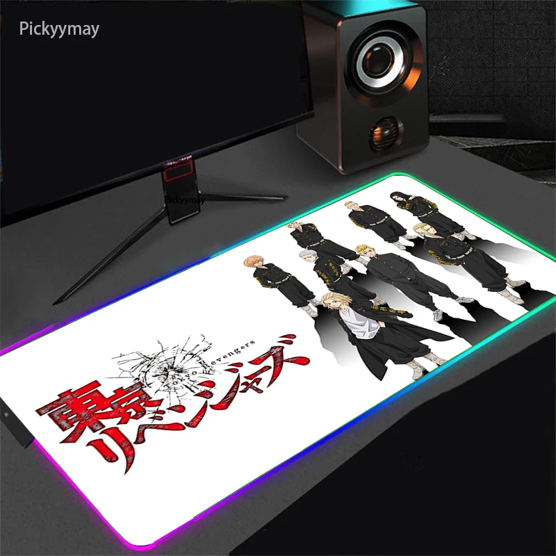 Tokyo Revengers Mouse Pad RGB Gaming Accessories Computer Large Mousepad Gamer LED Carpet With Backlit Play Desk Mats 900x400
Tokyo Revengers Mouse Pad RGB Gaming Accessories Computer Large Mousepad Gamer LED Carpet With Backlit Play Desk Mats 900x400
