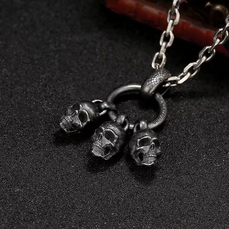 Vintage Hip Hop Punk Silver Pendant Necklace Men's Personality Rock Biker Accessories Necklace Party Fashion Jewelry
Vintage Hip Hop Punk Silver Pendant Necklace Men's Personality Rock Biker Accessories Necklace Party Fashion Jewelry