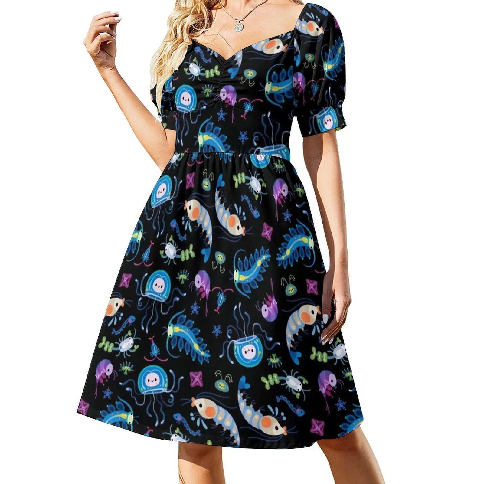 Zooplankton Sleeveless Dress Prom gown Woman's evening dress summer dress elegant
Zooplankton Sleeveless Dress Prom gown Woman's evening dress summer dress elegant