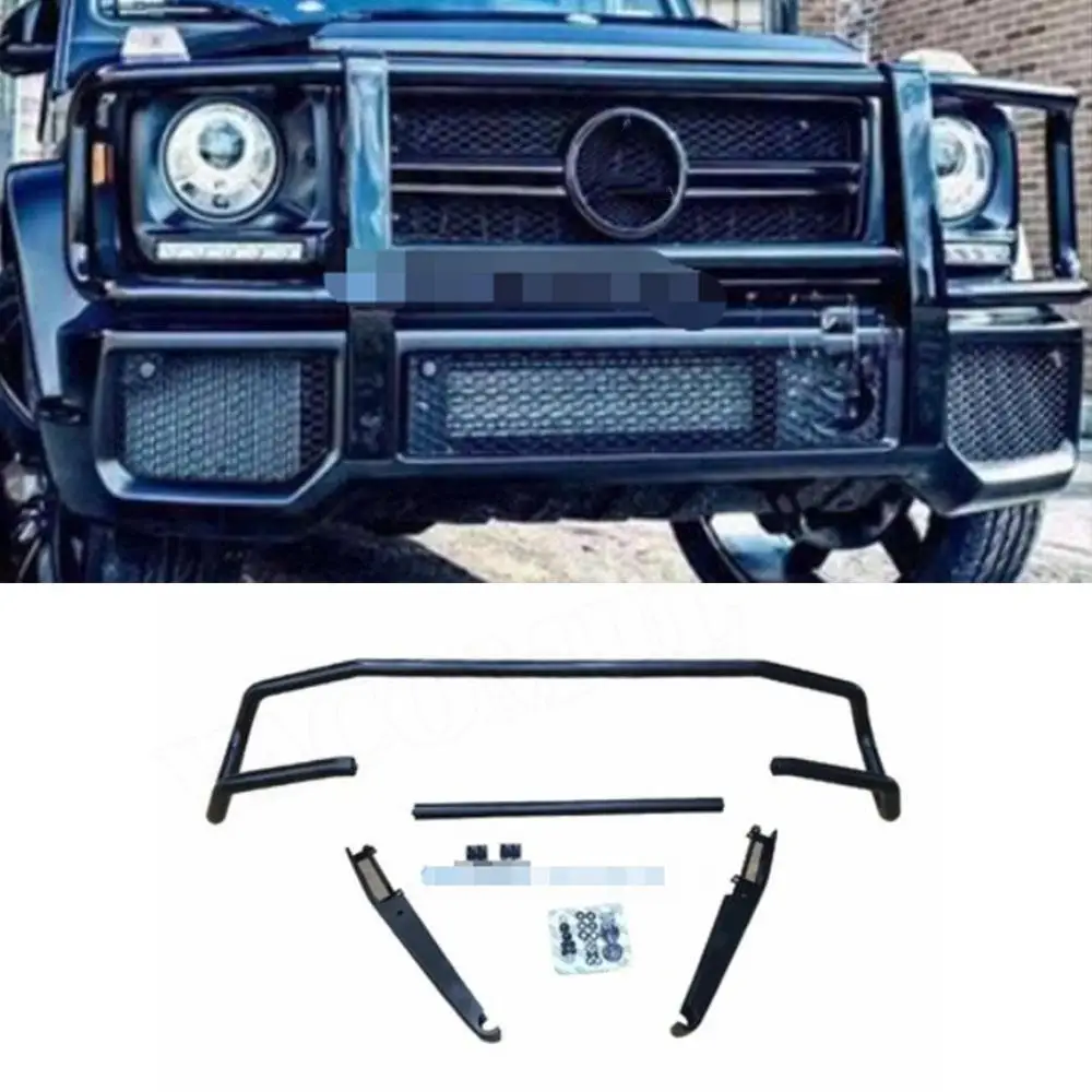 Stainless Steel Front Bumper Guard For Mercedes Benz G Class W463 G550 G350 G500 G63 AMG Front Bumper Bull Guard
Stainless Steel Front Bumper Guard For Mercedes Benz G Class W463 G550 G350 G500 G63 AMG Front Bumper Bull Guard