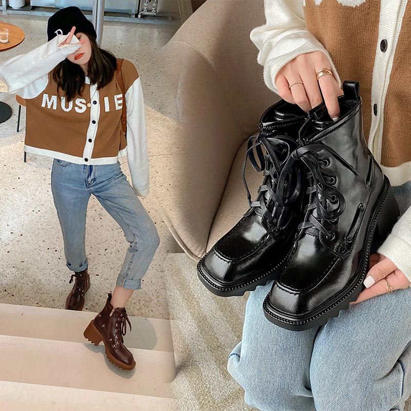 2023 new Autumn winter women ankle boots natural leather 22-25cm cowhide upper modern boots side zip square toe short boots 
2023 new Autumn winter women ankle boots natural leather 22-25cm cowhide upper modern boots side zip square toe short boots