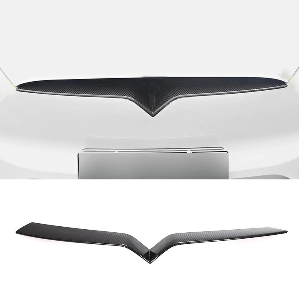 Carbon Fiber Front Bumper Middle Grille Grill Covers for Tesla Model X 2016 - 2021 Front Centre Grille Mesh Cover Frame Trims 
Carbon Fiber Front Bumper Middle Grille Grill Covers for Tesla Model X 2016 - 2021 Front Centre Grille Mesh Cover Frame Trims