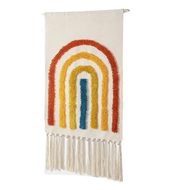 Home office Decor Handcrafted Wall Hanging Woven Cotton Boho Decor Macrame Tapestry
Home office Decor Handcrafted Wall Hanging Woven Cotton Boho Decor Macrame Tapestry