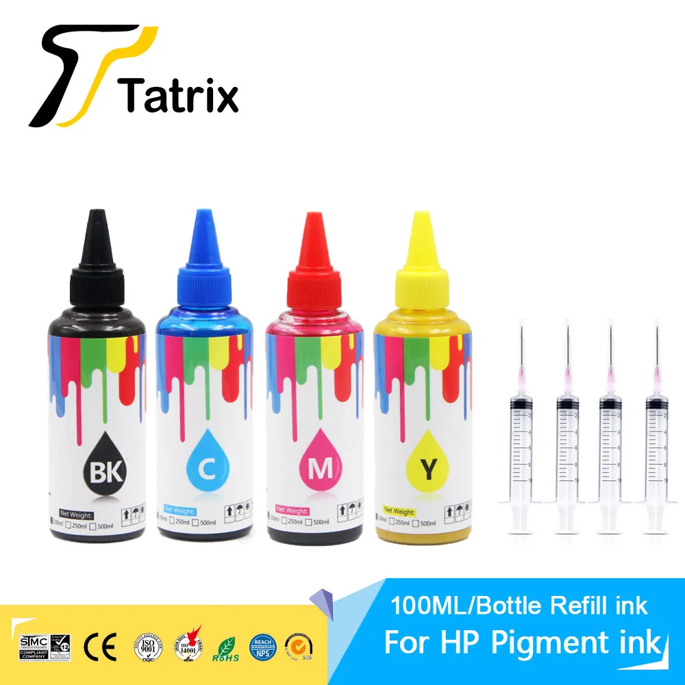 Чернила Tatrix 100 мл для заправки пигментных чернил для HP 950 951 932 933 952 953 954 955 956 957 711 960 T120 T520 8100
Чернила Tatrix 100 мл для заправки пигментных чернил для HP 950 951 932 933 952 953 954 955 956 957 711 960 T120 T520 8100