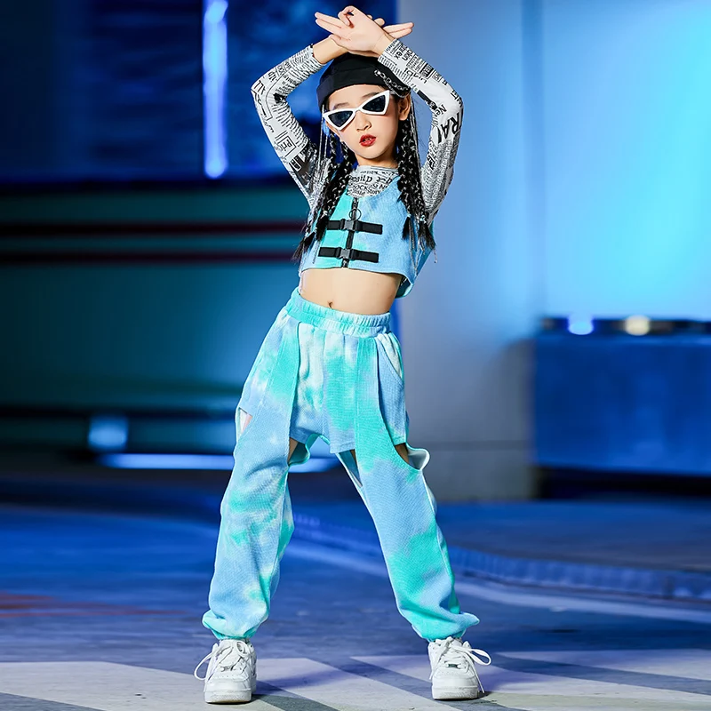 Hip Hop Trend Clothes Children Street Dance Stage Outfits Girls Catwalk Show Stage Costumes Kids Jazz Dance Clothing
Hip Hop Trend Clothes Children Street Dance Stage Outfits Girls Catwalk Show Stage Costumes Kids Jazz Dance Clothing
