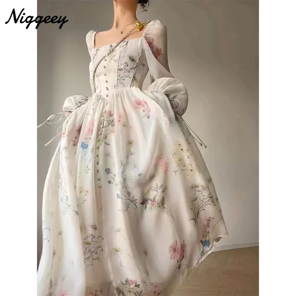 Niggeey French Print First Love Fairy Dress Female 2023 Early Spring New Design Sense Temperament Fashion Long Dress
Niggeey French Print First Love Fairy Dress Female 2023 Early Spring New Design Sense Temperament Fashion Long Dress