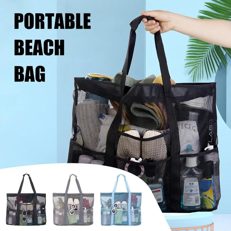Mesh Shower Bag Portable Mesh Shower Beach Bag Cosmetic Bag For Bath Organizer With 8 Pockets Fruits Vegetable Mesh Storage Bag
Mesh Shower Bag Portable Mesh Shower Beach Bag Cosmetic Bag For Bath Organizer With 8 Pockets Fruits Vegetable Mesh Storage Bag