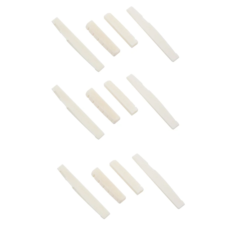6 Sets Of 12Pcs 6 String Acoustic Guitar Bone Bridge Saddle And Nut Made Of Real Bone
6 Sets Of 12Pcs 6 String Acoustic Guitar Bone Bridge Saddle And Nut Made Of Real Bone
