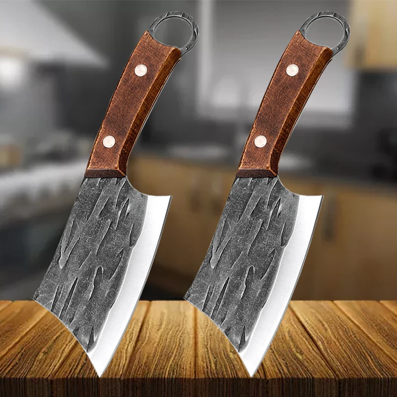 

Forged Meat Cleaver Vegetable Slicing Knife Stainless Steel Boning Knife Household Fish Knife Vegetable and Fruit Knives