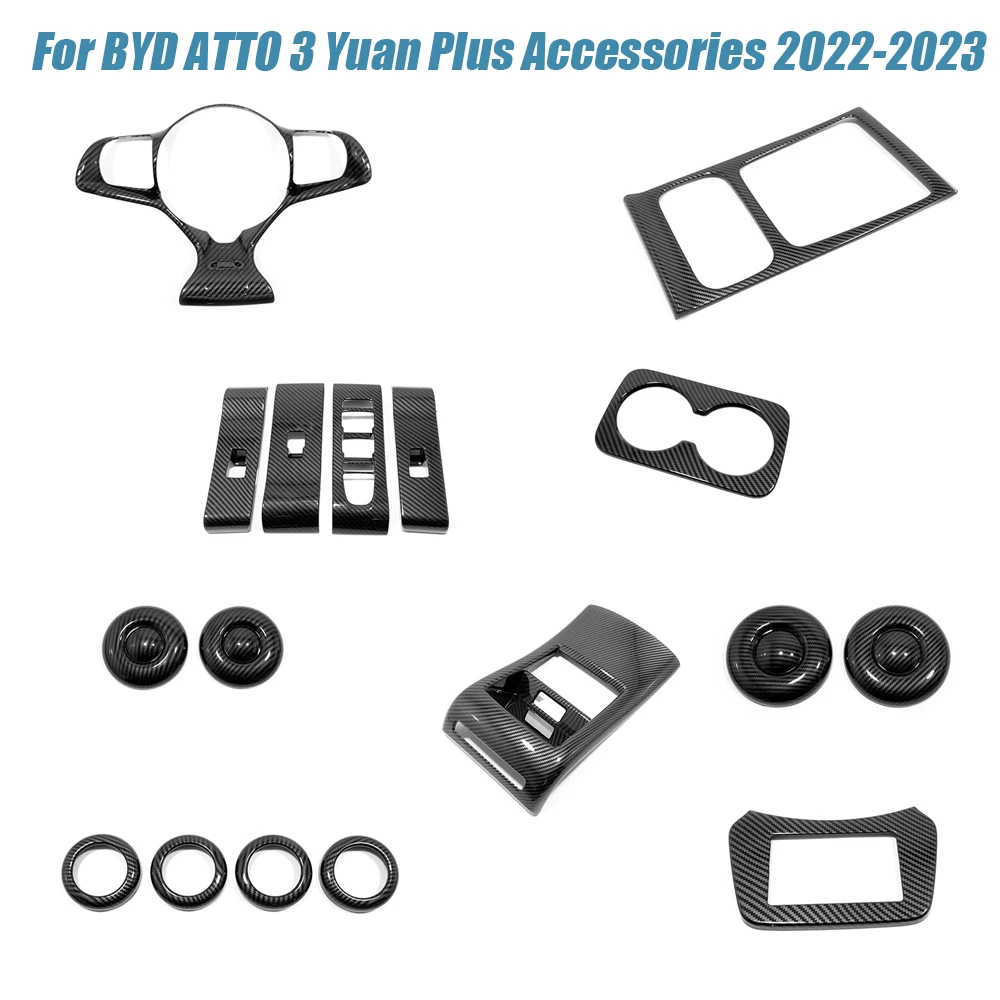 For BYD ATTO 3 Yuan Plus Accessories Car glass Lift air Outlet gear shift column Sound water cup Sticker Decoration Cover Trim
For BYD ATTO 3 Yuan Plus Accessories Car glass Lift air Outlet gear shift column Sound water cup Sticker Decoration Cover Trim