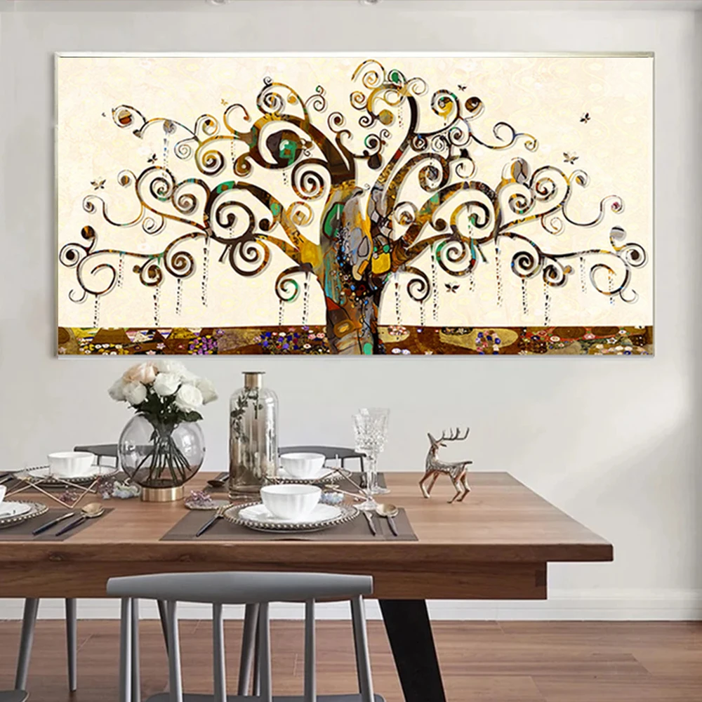 

Modern Watercolor Tree Canvas Paintings Vintage Abstract Posters Prints Living Room Bedroom Wall Art Pictures Home Decor Cuadros