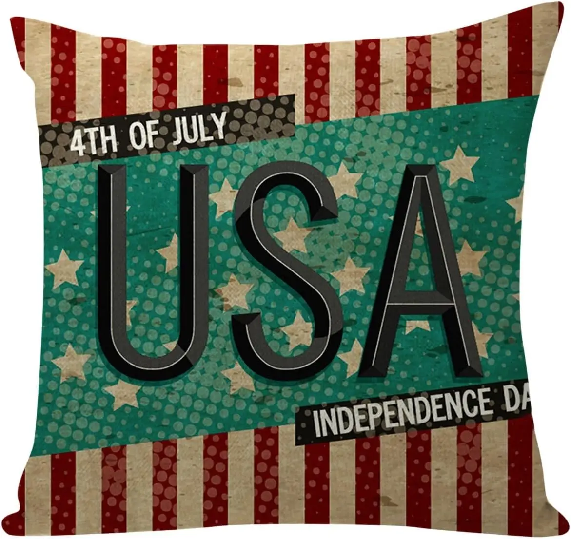 1PC Flag of The United States Patriotic July 4th Decorative Throw Pillow Cover Retro Star Spangled Flag Cotton Linen Pillow Case
1PC Flag of The United States Patriotic July 4th Decorative Throw Pillow Cover Retro Star Spangled Flag Cotton Linen Pillow Case