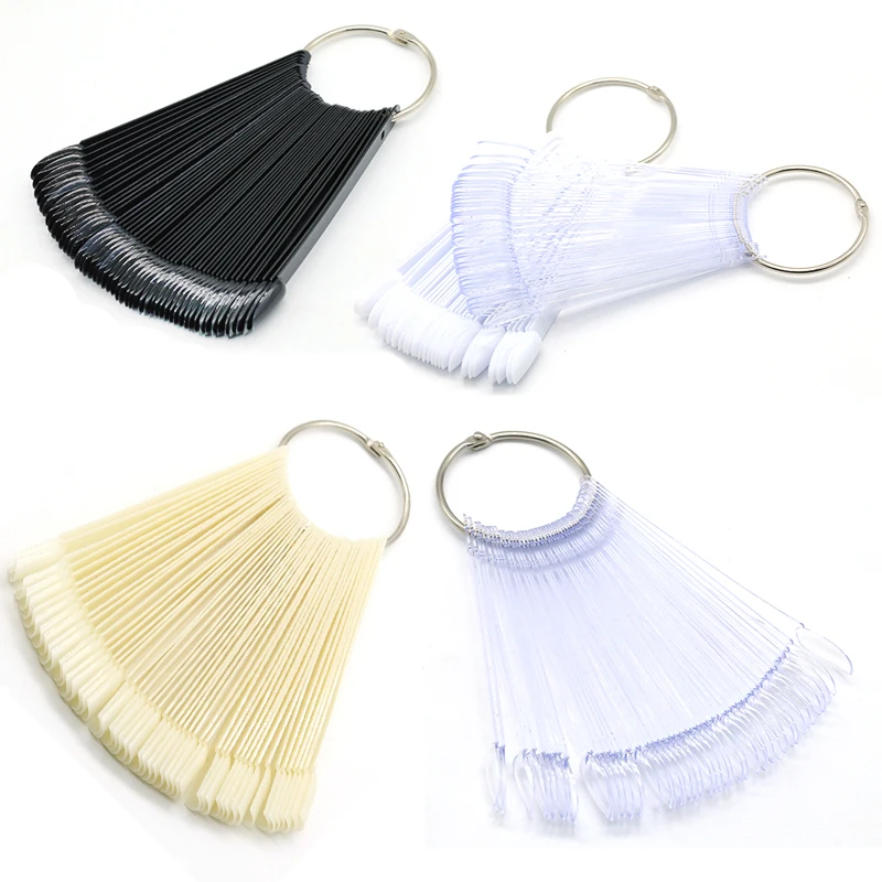 50Pcs False Tips Clear Nature Nail Art Display Oval Fan Style Nail Swatch Polish Stand Tips Practice Manicure Accessories Tool
50Pcs False Tips Clear Nature Nail Art Display Oval Fan Style Nail Swatch Polish Stand Tips Practice Manicure Accessories Tool