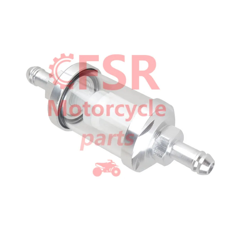 Oil filter aluminum alloy motorcycle general modification accessories filter 8mm transparent gasoline filter element
Oil filter aluminum alloy motorcycle general modification accessories filter 8mm transparent gasoline filter element