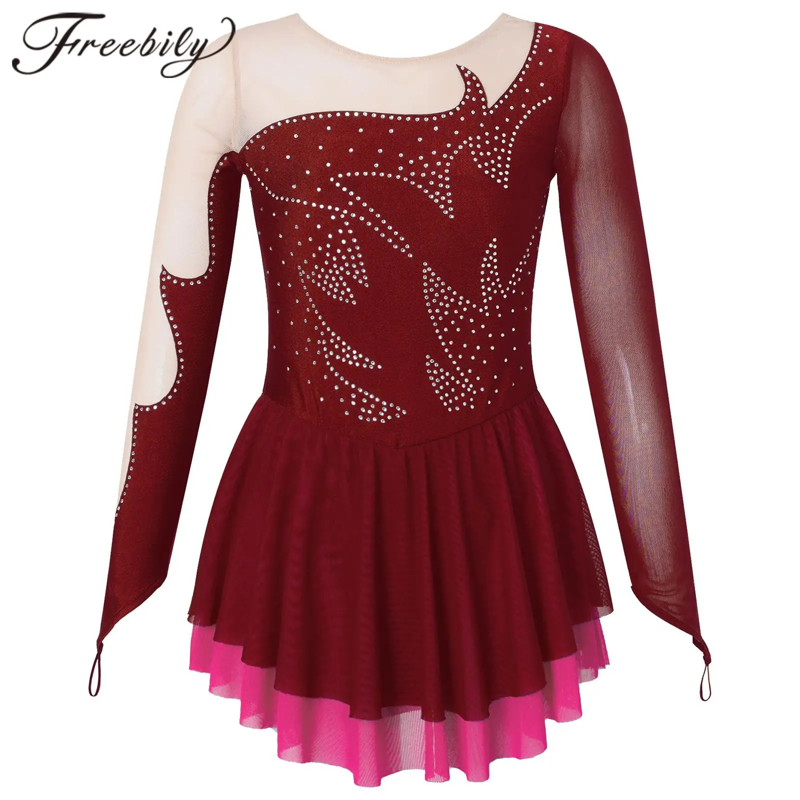 Kids Girls Figure Skating Dress Children Shiny Ballet Dance Gymnastics Leotard Dress for Dancing Competition Ice Skating Clothes
Kids Girls Figure Skating Dress Children Shiny Ballet Dance Gymnastics Leotard Dress for Dancing Competition Ice Skating Clothes
