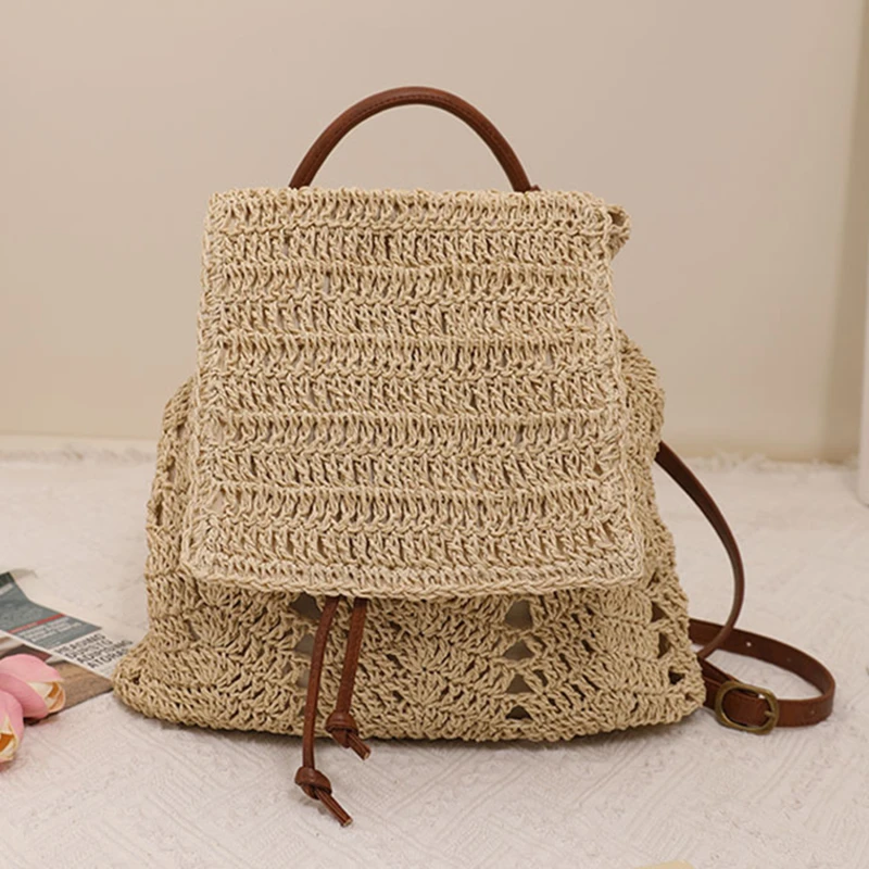 New Hollowed Out Straw Bag Korean Version Of The Leisure Shoulders Straw Bag Female Seaside Holiday Beach Bag
New Hollowed Out Straw Bag Korean Version Of The Leisure Shoulders Straw Bag Female Seaside Holiday Beach Bag