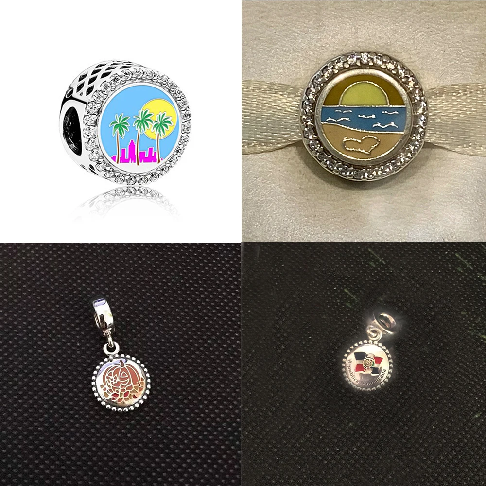New Fashion High Quality S925 Sterling Silver Florida Exclusive Beach Sunset Pendant Miami Palms DIY Original Female Jewelry
New Fashion High Quality S925 Sterling Silver Florida Exclusive Beach Sunset Pendant Miami Palms DIY Original Female Jewelry