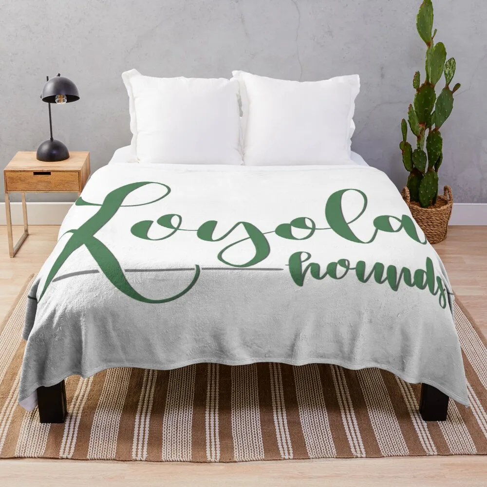 

Одеяло Loyola hounds, пушистое одеяло для кровати, тяжелый одеяло, вязаный плед