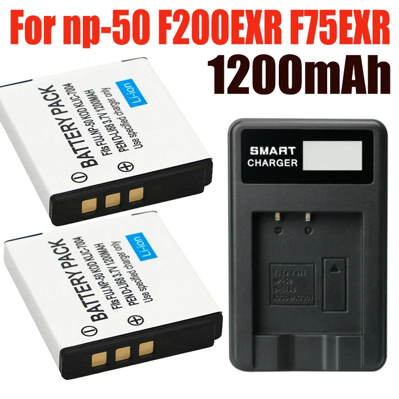 

NP-50 FNP50 battery for Fujifilm FinePix F200EXR F75EXR F70EXR F100fd F60fd F50fd XF1 XP100 XP150 XP170 X20 F605EXR KLIC-7004