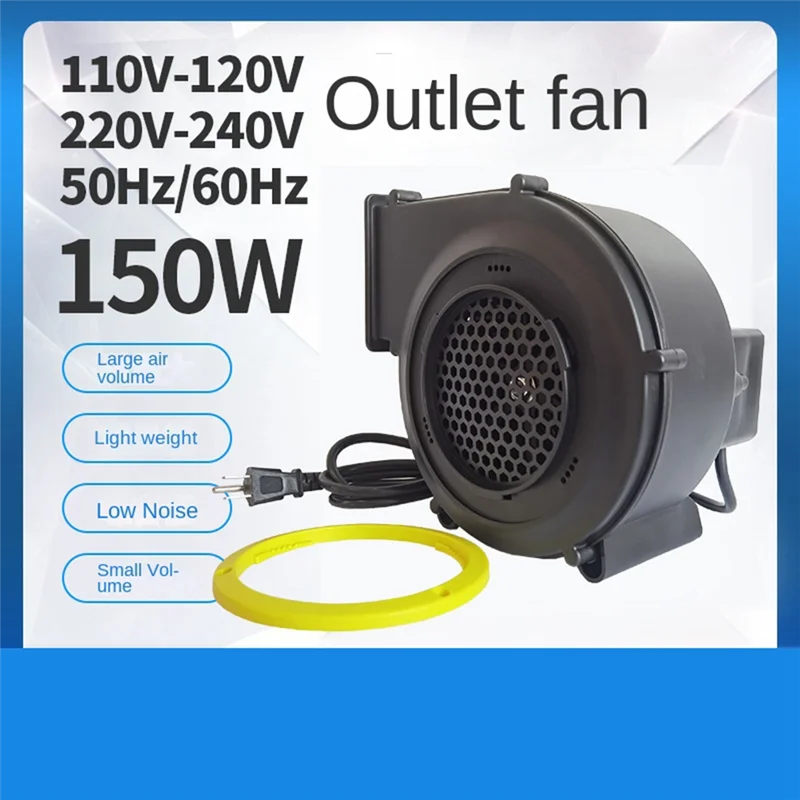 150W Small Dust Removal Electric Blower Cartoon Toy Inflatable Model Blower Centrifugal Blower AC220-240V Blower UK Plug
150W Small Dust Removal Electric Blower Cartoon Toy Inflatable Model Blower Centrifugal Blower AC220-240V Blower UK Plug