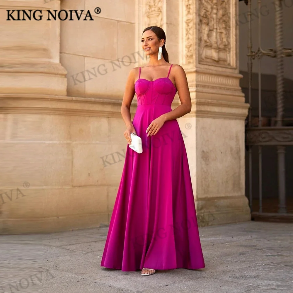 KING Elegant Strapless Spaghetti Straps A-Line Evening Dresses 2024 Sleeveless Floor Length Simple Prom Dress vestidos de noche
KING Elegant Strapless Spaghetti Straps A-Line Evening Dresses 2024 Sleeveless Floor Length Simple Prom Dress vestidos de noche