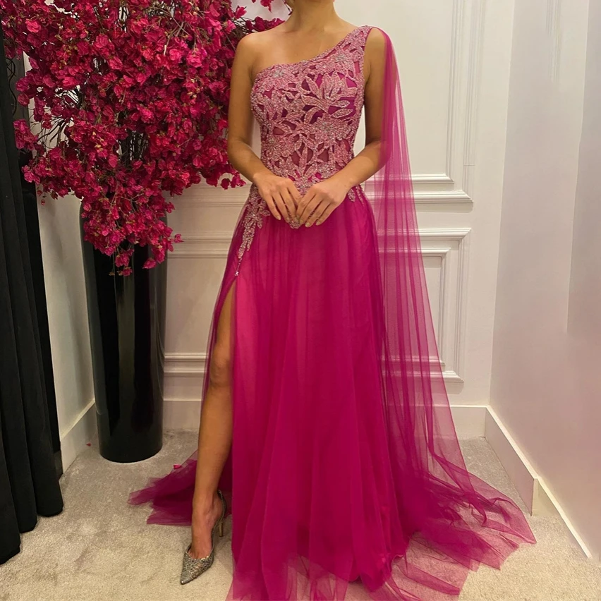 Женское платье на одно плечо Ashely Alsa, длинное вечернее ТРАПЕЦИЕВИДНОЕ ПЛАТЬЕ С Бисером, платье подружки невесты, одежда для выпускного вечера, цвет фуксия
Женское платье на одно плечо Ashely Alsa, длинное вечернее ТРАПЕЦИЕВИДНОЕ ПЛАТЬЕ С Бисером, платье подружки невесты, одежда для выпускного вечера, цвет фуксия