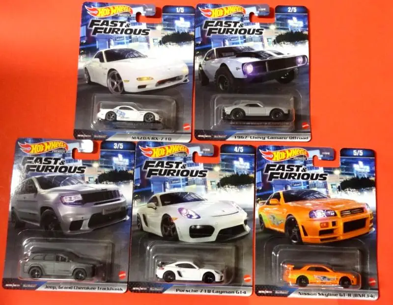 Hot Wheels 1:64 Fast & Furious nissan skyline GTR34 Porsche Mazda rx-7 camaro jeep grand cherokee Collect diecast alloy models
Hot Wheels 1:64 Fast & Furious nissan skyline GTR34 Porsche Mazda rx-7 camaro jeep grand cherokee Collect diecast alloy models