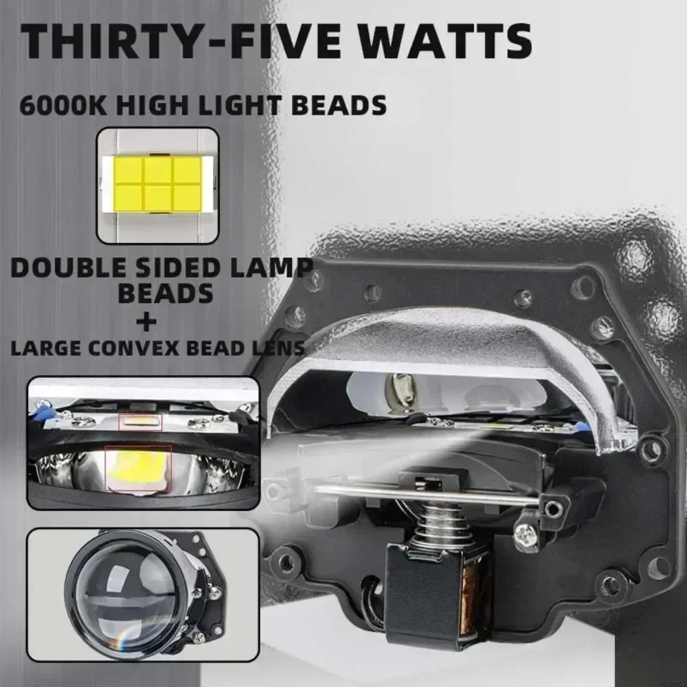 Enhance Your Driving Experience with LHD RHD 3 Inch Biled Bi LED Projector Lens, Hella 3R Bracket and 110W Output 6000K White
Enhance Your Driving Experience with LHD RHD 3 Inch Biled Bi LED Projector Lens, Hella 3R Bracket and 110W Output 6000K White