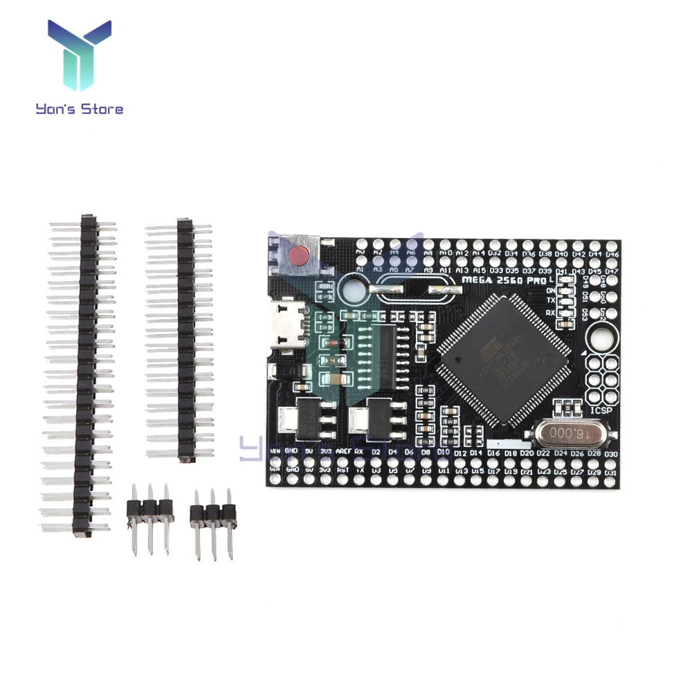 Mega2560 Mega 2560 PRO MINI 5V (Embed) CH340G ATmega2560-16AU Development Board with male pinheaders Compatible for arduino Mega
Mega2560 Mega 2560 PRO MINI 5V (Embed) CH340G ATmega2560-16AU Development Board with male pinheaders Compatible for arduino Mega