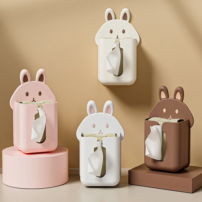 New Home Creative Cartoon Rabbit Bathroom Toilet Paper Tissue Box Wall-mounted Kitchen Garbage Bag Paper Box Washcloth Storage
New Home Creative Cartoon Rabbit Bathroom Toilet Paper Tissue Box Wall-mounted Kitchen Garbage Bag Paper Box Washcloth Storage