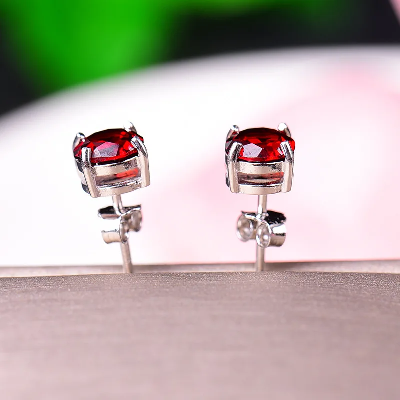 100% S925 Sterling Silver Ruby Earring for Women Fine Aros Mujer Oreja Orecchini Silver 925 Jewelry Ruby Gemstone Stud Earring
100% S925 Sterling Silver Ruby Earring for Women Fine Aros Mujer Oreja Orecchini Silver 925 Jewelry Ruby Gemstone Stud Earring