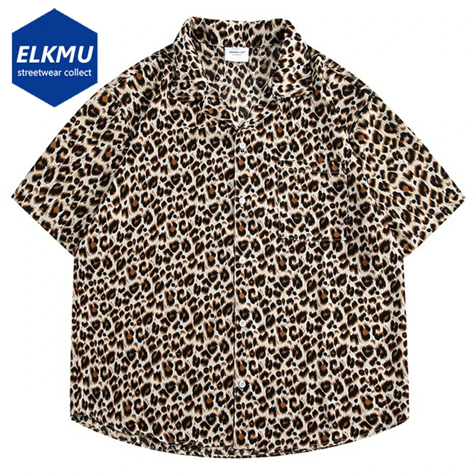 Fashion Men Leopard Shirts 2024 Summer Short Sleeve Shirts Streetwear Harajuku Hip Hop Oversized Shirts Button Up Blouse
Fashion Men Leopard Shirts 2024 Summer Short Sleeve Shirts Streetwear Harajuku Hip Hop Oversized Shirts Button Up Blouse