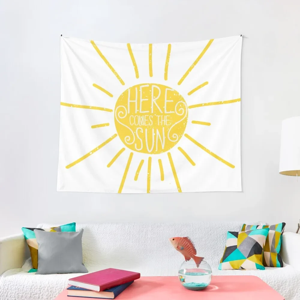 

Here Comes the Sun Tapestry Wall Deco Aesthetic Decoration Decor For Room Decoration For Bedroom Tapestry