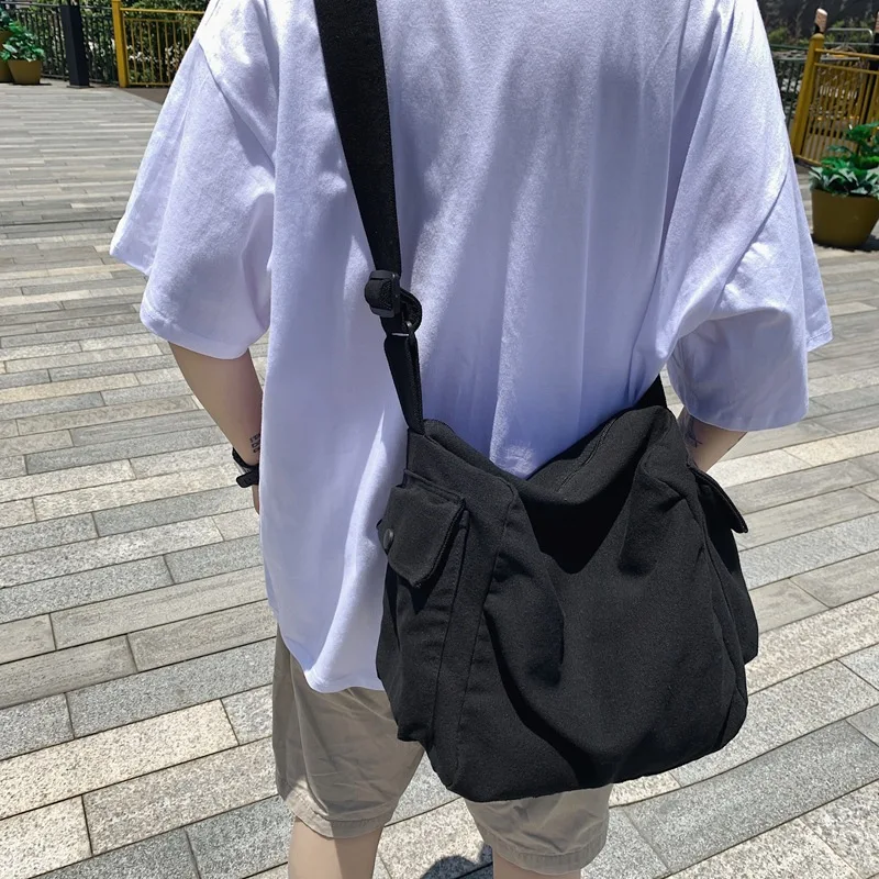 Large Capacity Women's Bag Solid Summer New Canvas Shopper Travel Simple Fashion Black Woman Crossbody Shoulder Bags For Women
Large Capacity Women's Bag Solid Summer New Canvas Shopper Travel Simple Fashion Black Woman Crossbody Shoulder Bags For Women