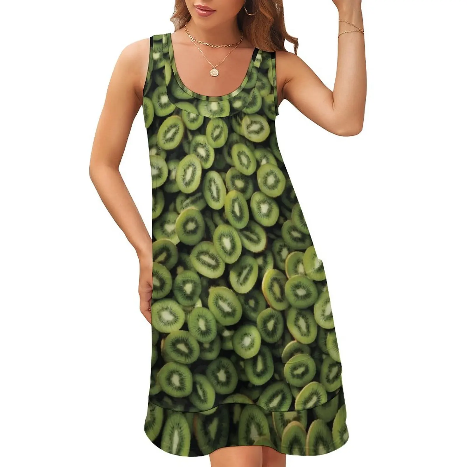 KIWI Sleeveless U-Neck Fake Two Piece Dress summer women's dress 2024 Female dress Women's summer women
KIWI Sleeveless U-Neck Fake Two Piece Dress summer women's dress 2024 Female dress Women's summer women