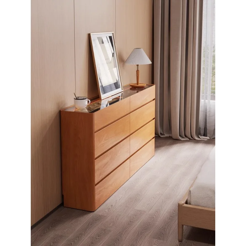 Bedroom bucket cabinet, bed end storage cabinet, cherry colored solid wood ultra-thin eight bucket cabinet,
Bedroom bucket cabinet, bed end storage cabinet, cherry colored solid wood ultra-thin eight bucket cabinet,