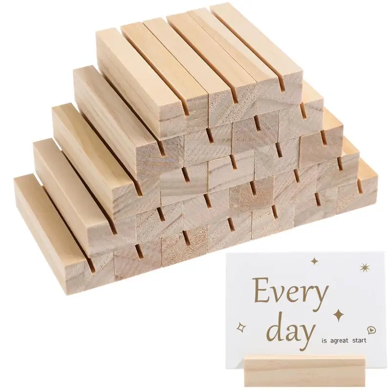 25pcs Wooden Photo Stand Rectangular Picture Holder Memo Holder for Home Office Business Cards Holder Wooden Photo Stand
25pcs Wooden Photo Stand Rectangular Picture Holder Memo Holder for Home Office Business Cards Holder Wooden Photo Stand
