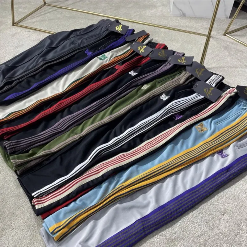 Dropshipping AWGE Needles Sweatpants Collection 1:1 Embroidered Butterfly Ribbon Drawstring Pants Needles Trousers for Men Women
Dropshipping AWGE Needles Sweatpants Collection 1:1 Embroidered Butterfly Ribbon Drawstring Pants Needles Trousers for Men Women