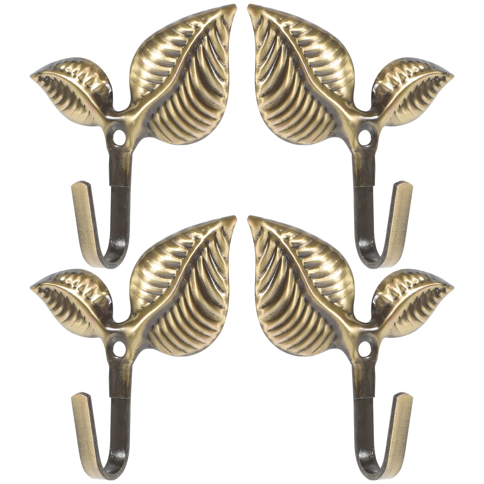 4pcs Wall Mounted Leaf Hook Wrought Iron Rustic Wall Hook Decorative Coat Hook Metal Hook
4pcs Wall Mounted Leaf Hook Wrought Iron Rustic Wall Hook Decorative Coat Hook Metal Hook