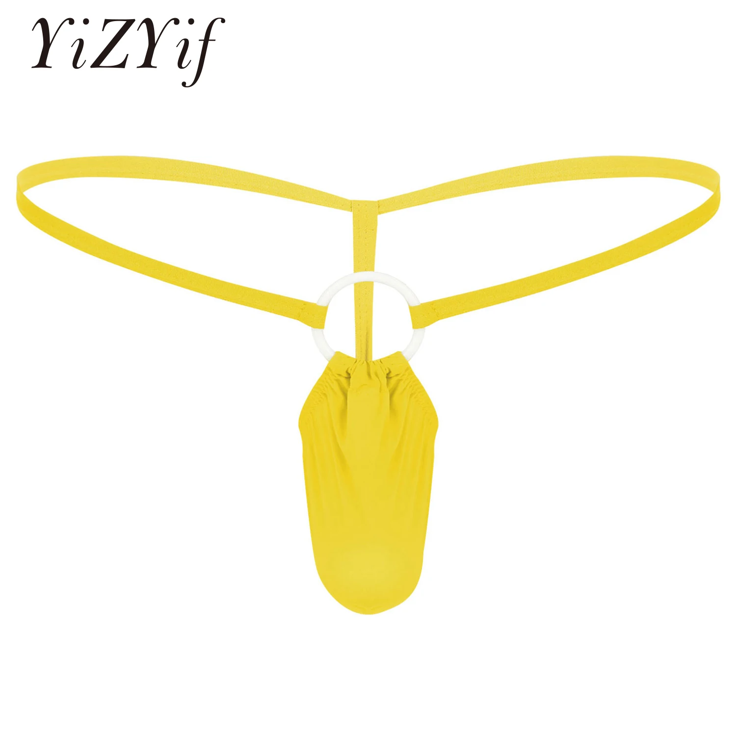 Mens Lingerie Thong Underwear Underpant Plastic O Ring Bulge Pouch T-back G-string Low Waist Elastic Waistband Briefs Panties
Mens Lingerie Thong Underwear Underpant Plastic O Ring Bulge Pouch T-back G-string Low Waist Elastic Waistband Briefs Panties