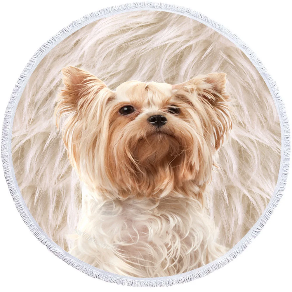 Cute Puppy Print Beach Towel Cartoon Dog Towel Picnic Mat Round Microfiber Sun Protection Shawl With Tassel Outdoor Yoga Blanket
Cute Puppy Print Beach Towel Cartoon Dog Towel Picnic Mat Round Microfiber Sun Protection Shawl With Tassel Outdoor Yoga Blanket
