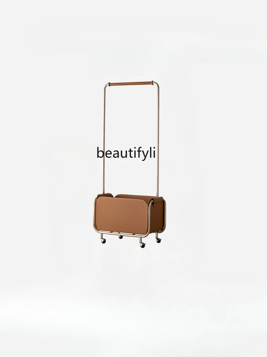 Bedroom Hanger Floor Hanger Small Apartment Mobile Storage Rack Stainless Steel Leather Coat Rack
Bedroom Hanger Floor Hanger Small Apartment Mobile Storage Rack Stainless Steel Leather Coat Rack
