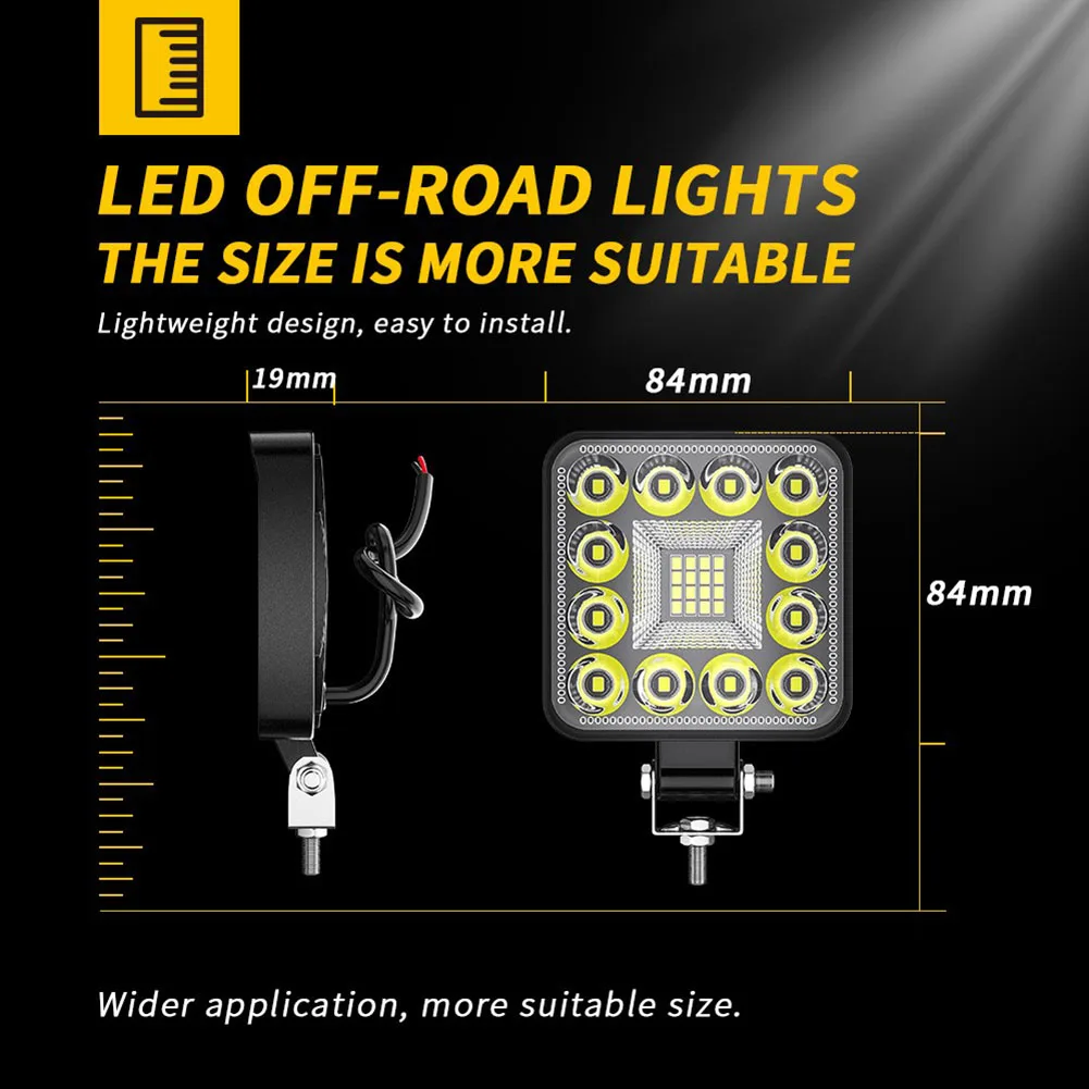 None Work Light Motorcycle Headlamp Car 28LED Aluminum+PC Brackets For Easy Installation Heat Dissipation Design
None Work Light Motorcycle Headlamp Car 28LED Aluminum+PC Brackets For Easy Installation Heat Dissipation Design