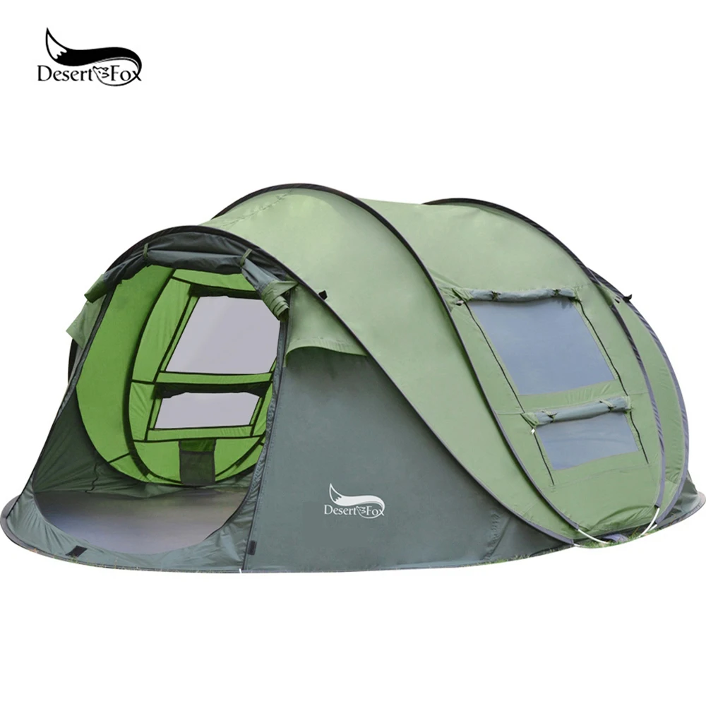 

Desert Fox Easy Pop Up Tent 3 Person Waterproof Automatic Setup Instant Family Dome Tents for Camping Hiking Travelling