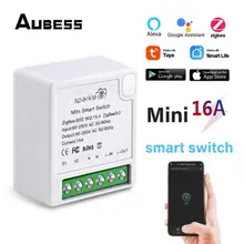 Aubess Tuya Zigbee Mini 16A WiFi Switch Module With Smart Life App 2 Way Control, Smart Home Interruptor Work For Alexa, Google
Aubess Tuya Zigbee Mini 16A WiFi Switch Module With Smart Life App 2 Way Control, Smart Home Interruptor Work For Alexa, Google